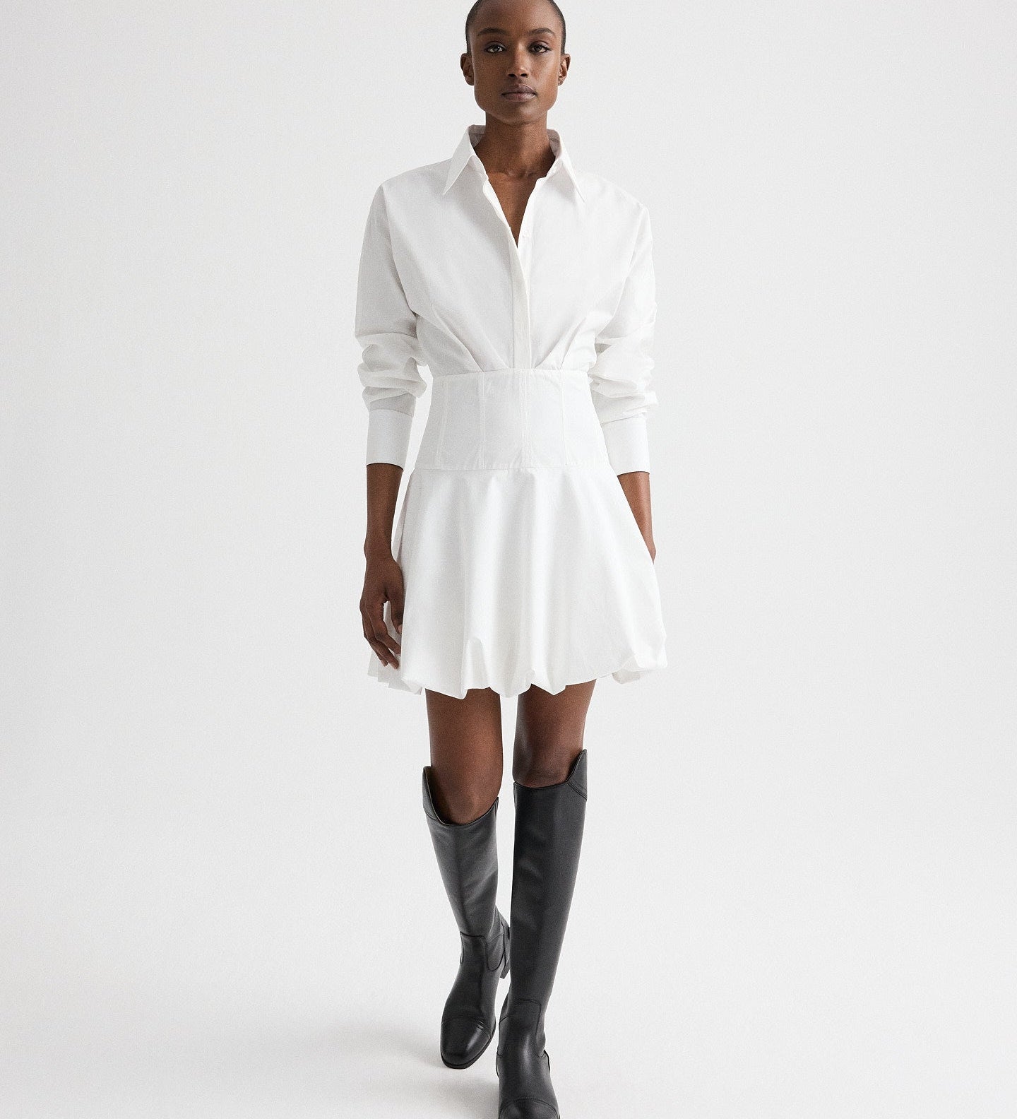 TWP - Mila Dress in Cotton Shirting