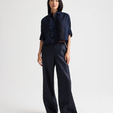 TWP - Next Ex Shirt with Ruffle in Cotton Silk Organza