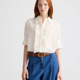 TWP - Wide Belt in Vachetta Leather