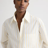 TWP - Big Joe Shirt in Yarn Dyed Cotton Stripe