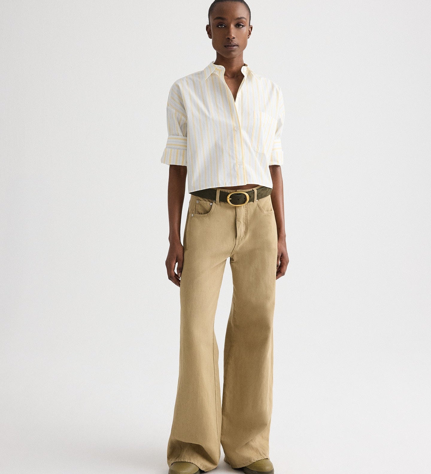 TWP - Next Ex Shirt in Yarn Dyed Cotton Stripe