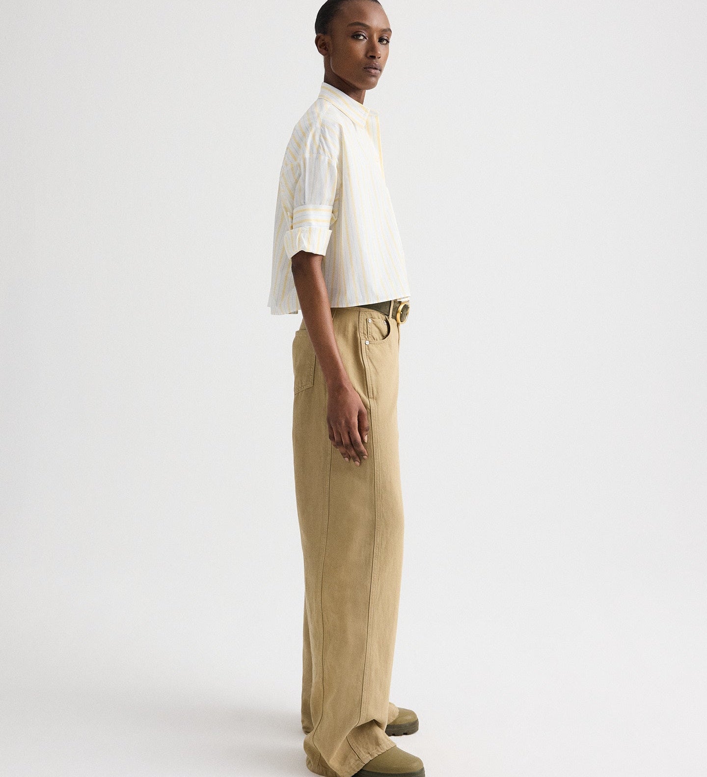 TWP - Next Ex Shirt in Yarn Dyed Cotton Stripe
