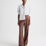 TWP - Tied Down Shirt in Mini Awning Stripe