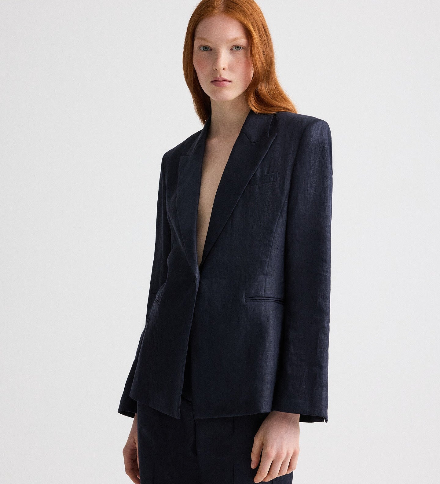 TWP - Boy Blazer in Chintzed Linen