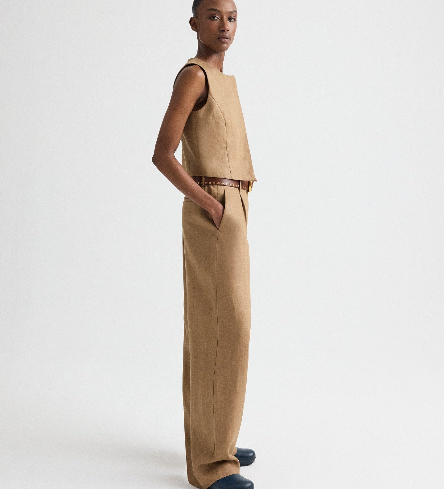 TWP - Hudson St Pant in Chintzed Linen