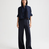 TWP - Bond St Pant in Chintzed Linen