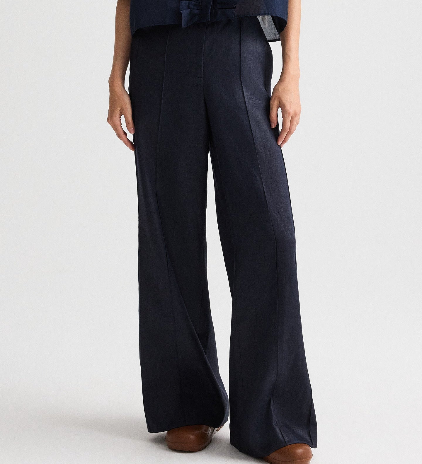 TWP - Bond St Pant in Chintzed Linen