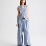 TWP - Tyler Vest in Compact Wool Suiting