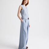 TWP - Tyler Vest in Compact Wool Suiting