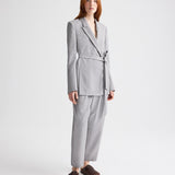 TWP - Fitted Cutaway Blazer in Compact Wool Suiting