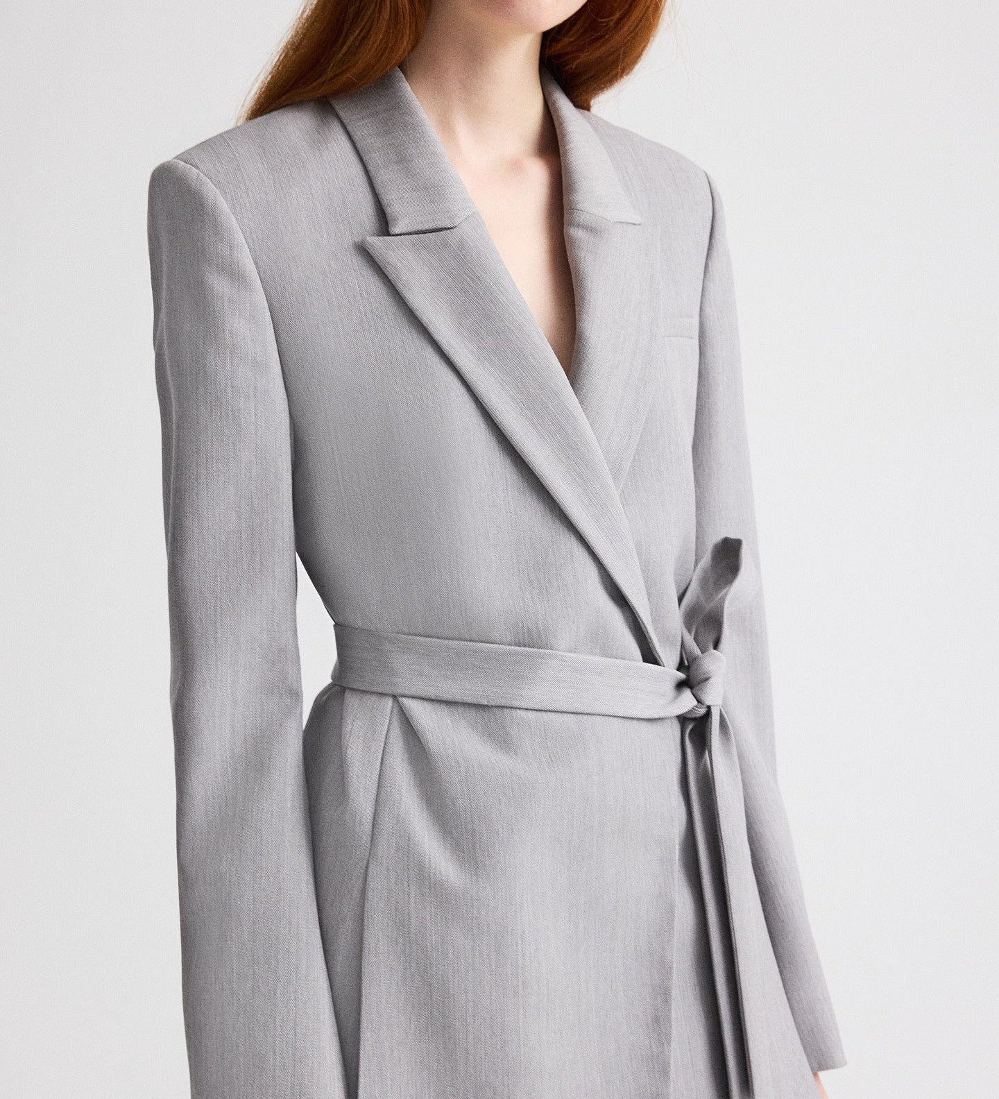 TWP - Fitted Cutaway Blazer in Compact Wool Suiting
