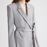 TWP - Fitted Cutaway Blazer in Compact Wool Suiting