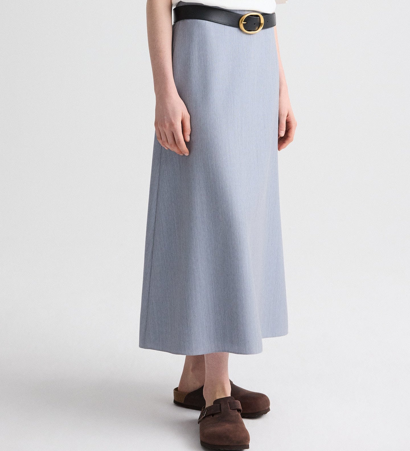 TWP - The A - Line Skirt in Compact Wool Suiting