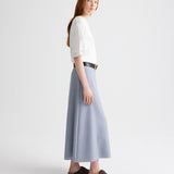 TWP - The A - Line Skirt in Compact Wool Suiting