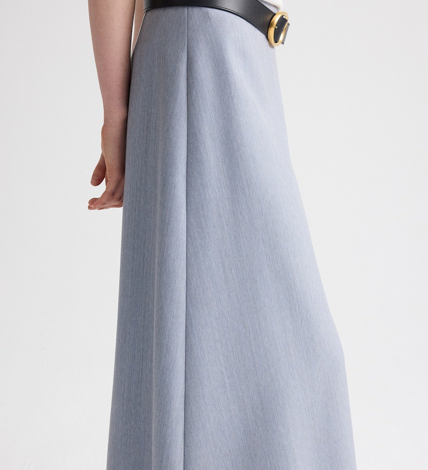 TWP - The A - Line Skirt in Compact Wool Suiting