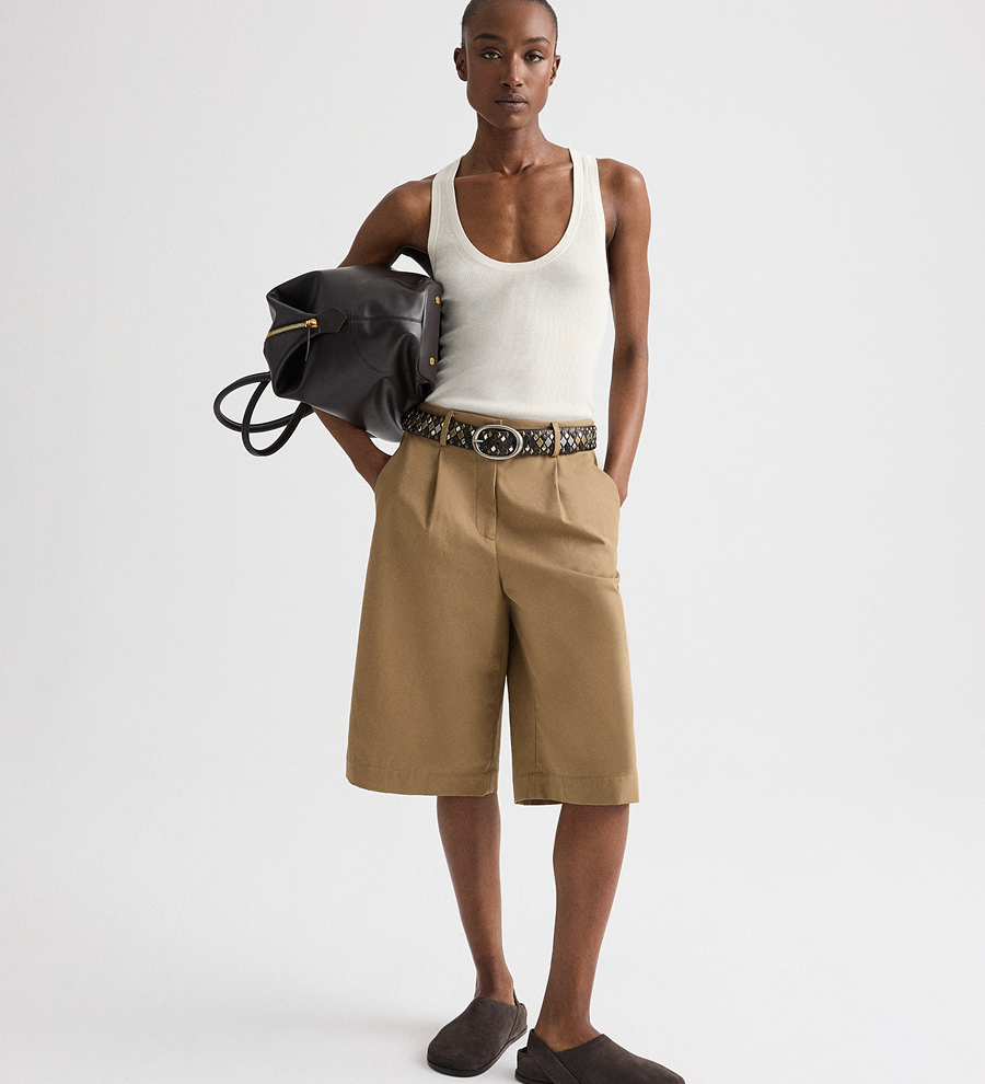 TWP - Snake in My Garden Wide Belt in Vachetta Leather