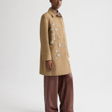 TWP - Edinburgh Coat with Crystals in Water - Repellent Cotton Canvas