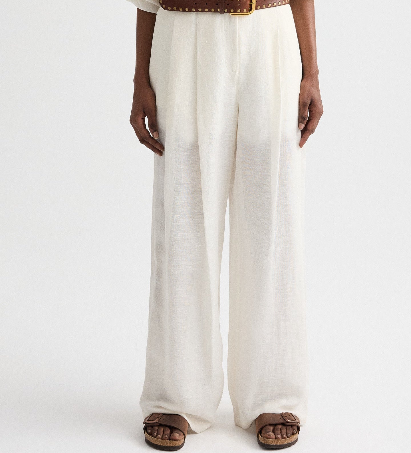TWP - Carries Trouser in Silk Linen Gauze