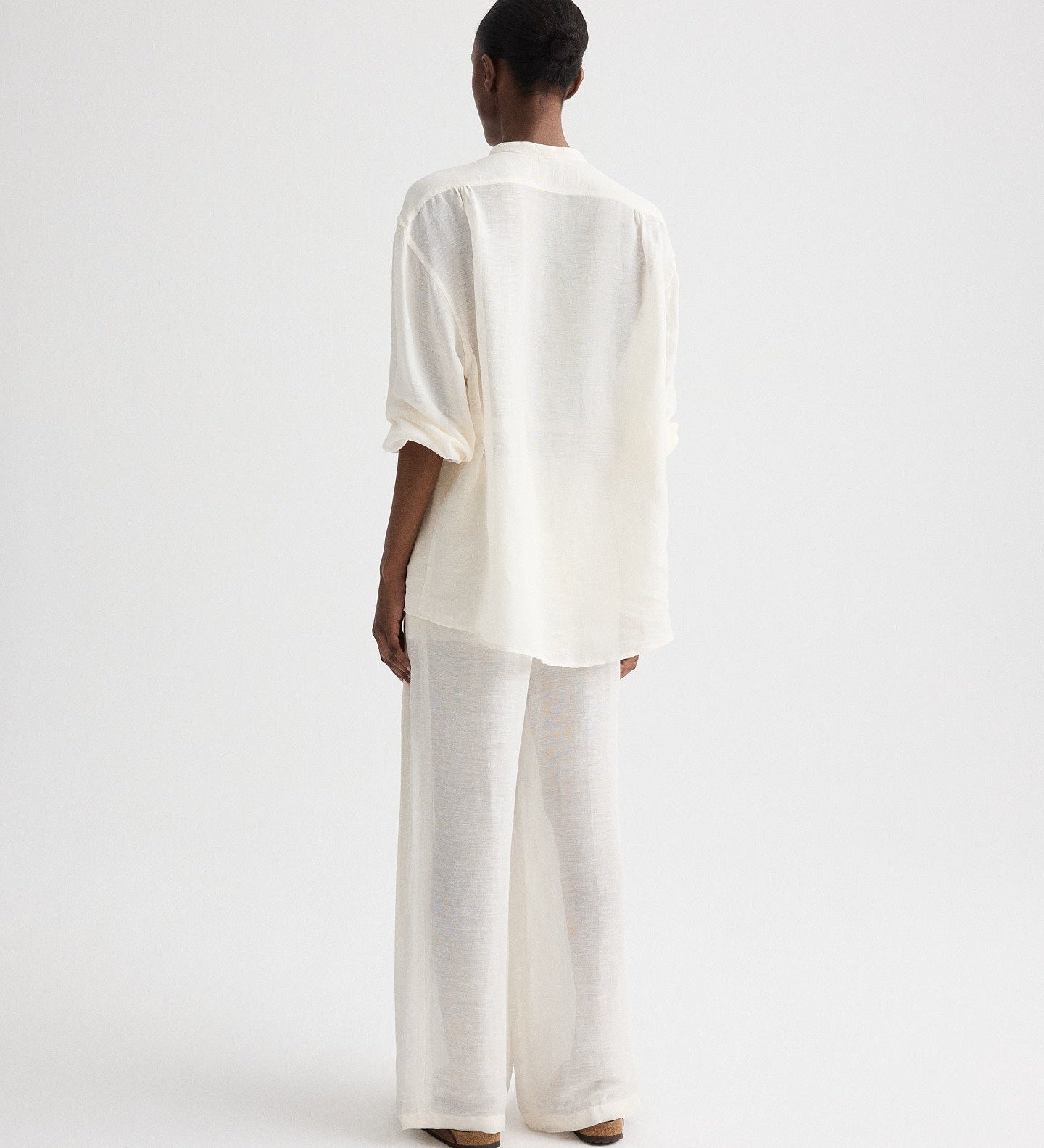 TWP - Carries Trouser in Silk Linen Gauze