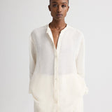 TWP - Late Check Out Shirt in Silk Linen Gauze