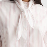 TWP - Tie One On Shirt in Drop Needle Double Stripe