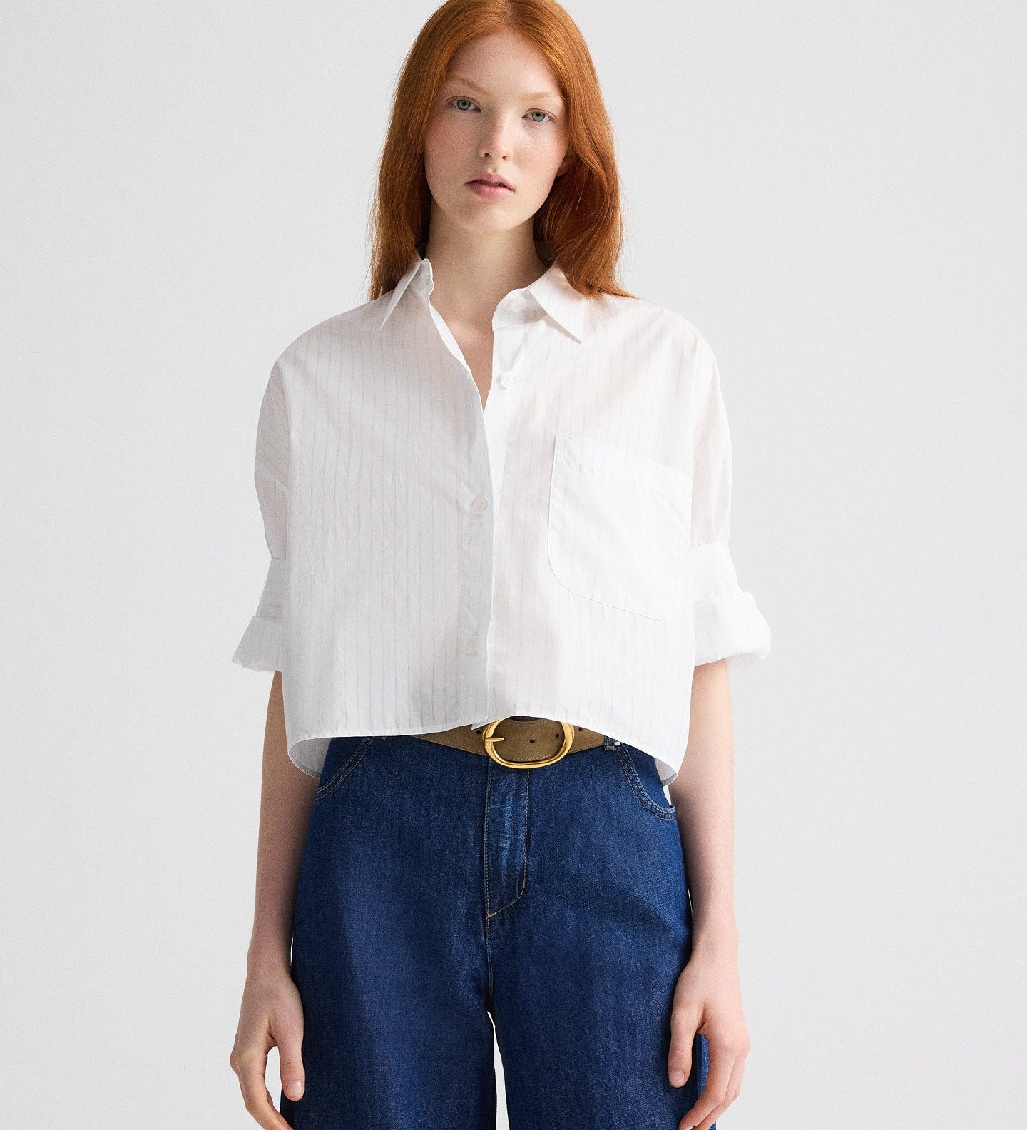 TWP - Next Ex Shirt in Drop Needle Shirting