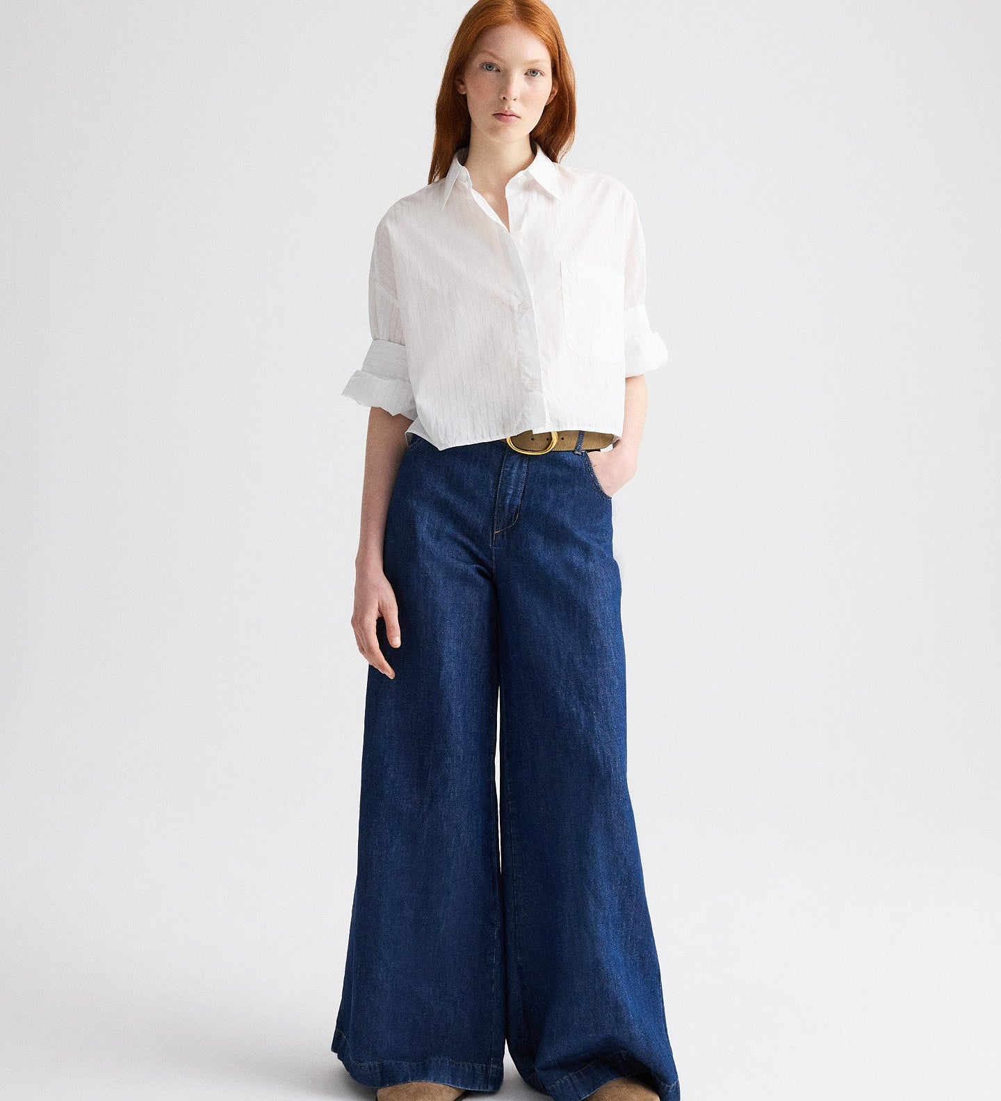 TWP - Next Ex Shirt in Drop Needle Shirting