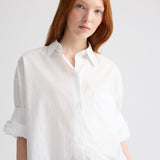 TWP - Next Ex Shirt in Drop Needle Shirting