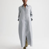 TWP - Jenny's Gown in Glossy Mini Stripe
