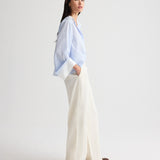 TWP - The Beau Shirt in Stripe Twill Shirting
