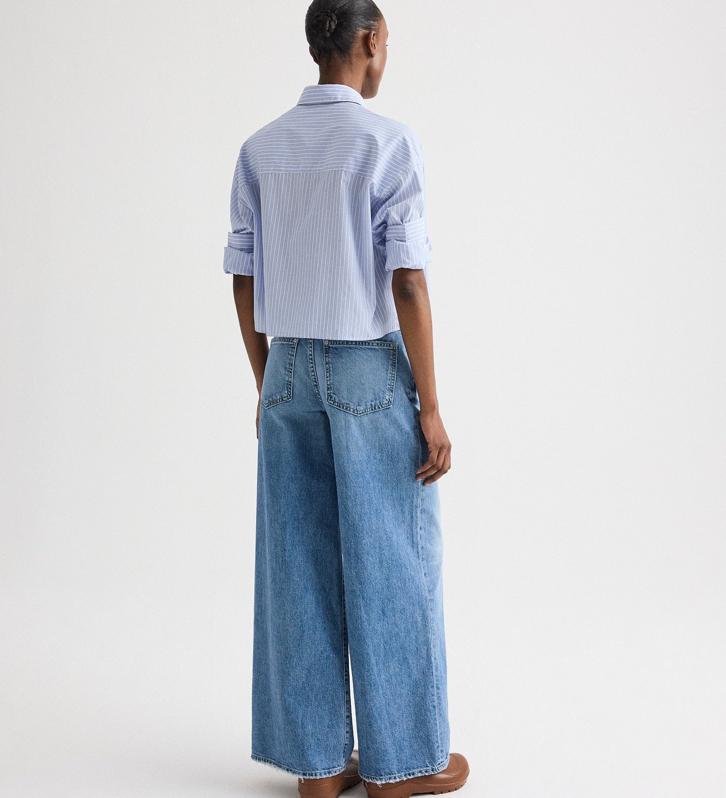 TWP - Next Ex Shirt in Spaced Stripe Cotton Shirting