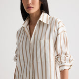 TWP - Something Borrowed Shirt in Yarn Dye Superpop
