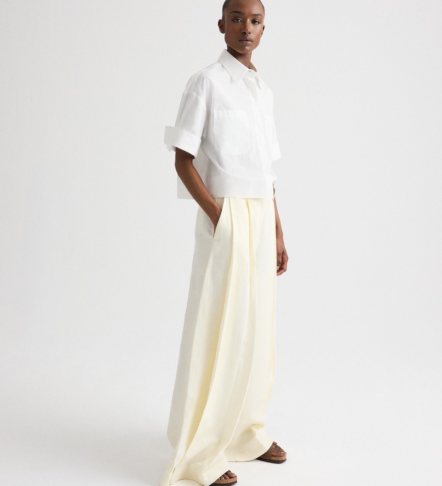 TWP - Crosby St. Pant in Cotton Linen Suiting
