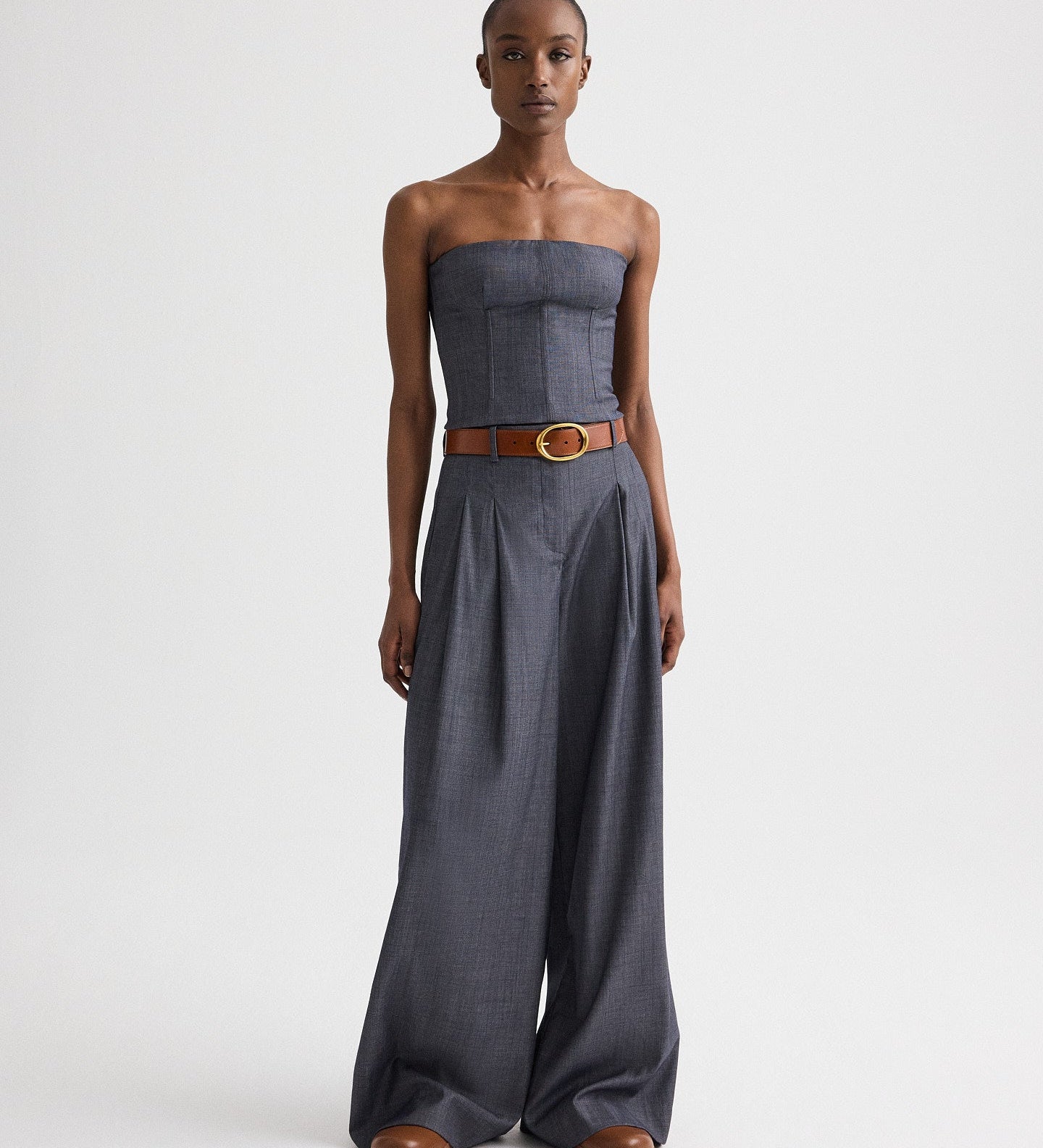 TWP - Jillian Bustier in Lightweight Viscose Wool