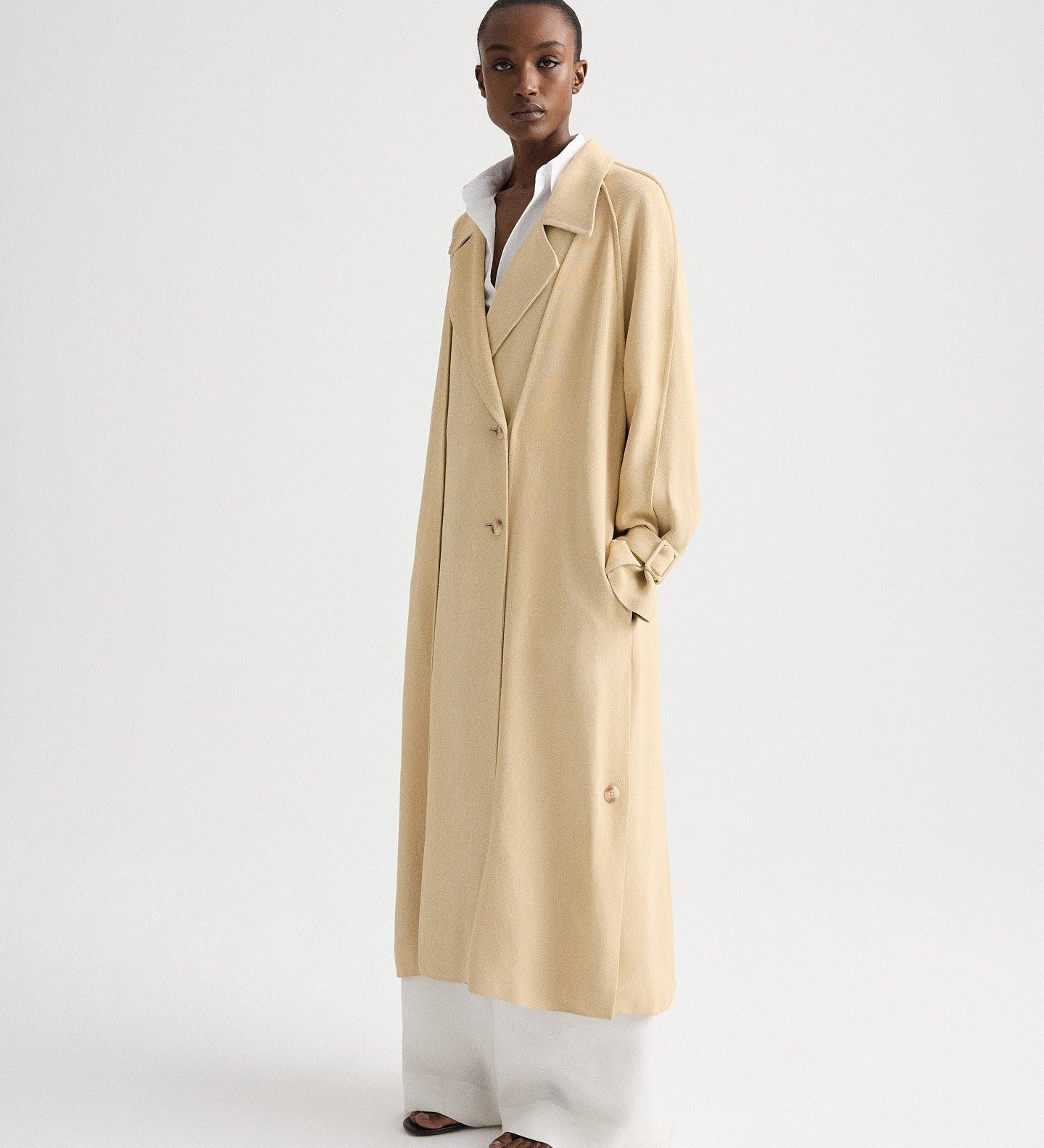 TWP - Unfinished Business Coat in Fluid Gabardine