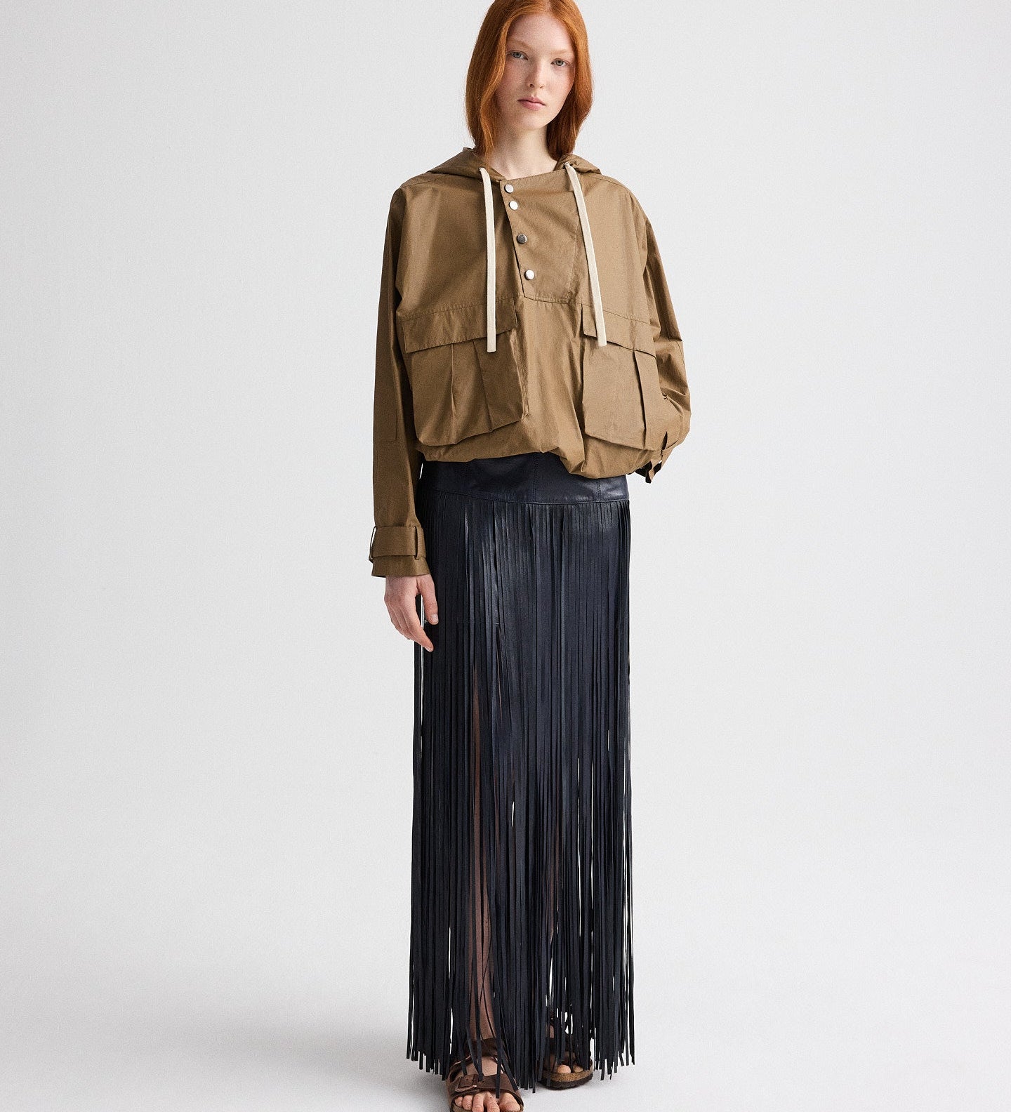 TWP - Rain Check Hoodie in Lightweight Cotton Trench