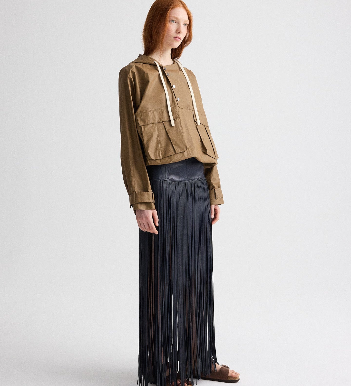 TWP - Rain Check Hoodie in Lightweight Cotton Trench
