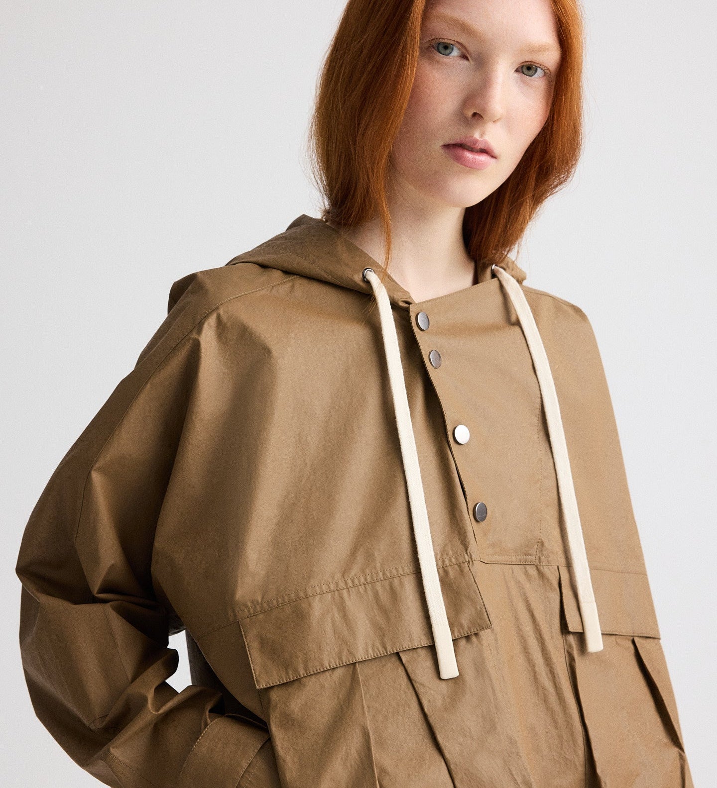 TWP - Rain Check Hoodie in Lightweight Cotton Trench