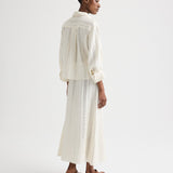 TWP - J.D. Shirt in Ladder Weave Linen