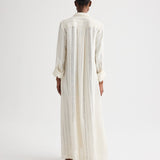 TWP - Jenny's Gown in Ladder Weave Linen