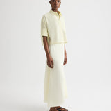 TWP - The A - Line Skirt in Fluid Linen Shirting