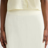 TWP - The A - Line Skirt in Fluid Linen Shirting