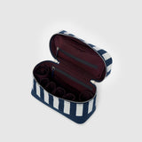 Metier - Westman Atelier By Métier Makeup Train Case Jacquard Navy Stripe