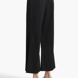 Khaite - Walter Pant in Black Cotton Silk