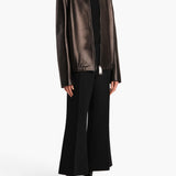 Khaite - Walter Pant in Black Crepe
