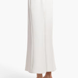 Khaite - Walter Pant in Chalk Crepe