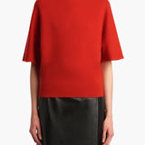 Khaite - Warren Top in Fire Red