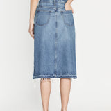 FRAME - Deconstructed Fray Hem Skirt -- Salem