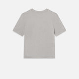 FRAME - The Baby Tee -- Heather Grey