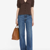 FRAME - The Sailor Blouse -- Coffee